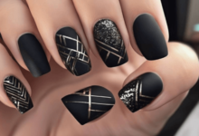 Art:8tcxfdxkktu= Classy Black Nail Designs