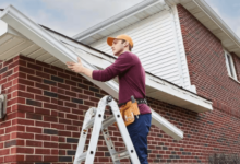 installing vinyl rain guttering in the home