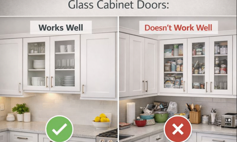 Glass Cabinet Doors: When They Work Well and When They Don’t