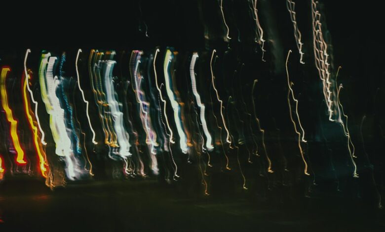 vibrant energy in motion